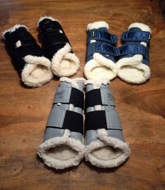 ⭐️Eskadron u. a.⭐️3 Paar Fellgamaschen in Größe M, Eskadron , Familie Rose, Tendon Boots, Wrestedt 