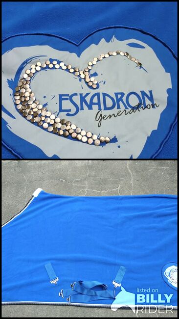 Eskadron Abschwitzdecke 155cm royalblau, Eskadron Next Generation Heart, Eva, Pferdedecken, Guntersblum , Abbildung 3