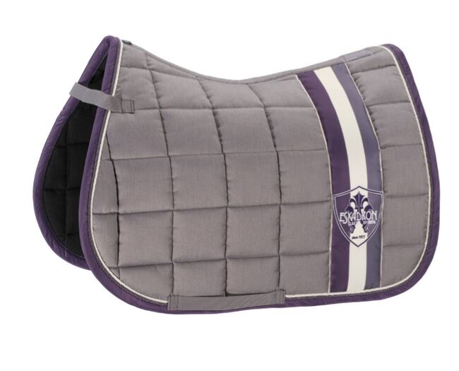 Eskadron Big Square Glossy Schabracke Dressur orchidmauve Silber anthra lila, Eskadron  Big Square und Glossy , Julia Alexandra, Dressage Pads, Georgsmarienhütte, Image 2