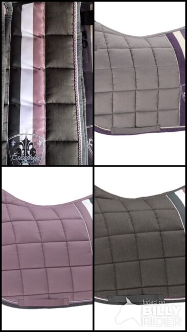 Eskadron Big Square Glossy Schabracke Dressur orchidmauve Silber anthra lila, Eskadron  Big Square und Glossy , Julia Alexandra, Czapraki, Georgsmarienhütte, Image 5