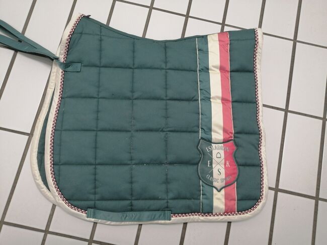 Eskadron Big Square Schabracke Seapine Green WB DL neuw, Eskadron Big Square Seapine Green , Nicole , Dressage Pads, Petershausen , Image 2