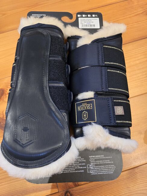 Eskadron Gamaschen Gr. L navy Heritage Kollektion neu, Eskadron Heritage, Pferdi, Tendon Boots, Ponitz