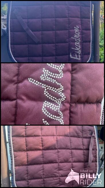 Eskadron Dl Blackberry, Stella, Dressage Pads, Burg, Image 4