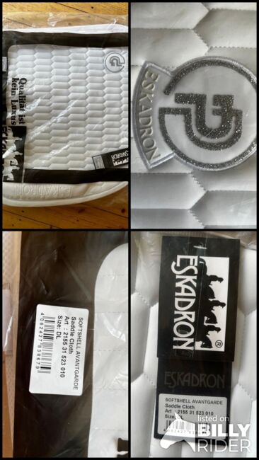Eskadron Dressurschabracke Softshell Avantgarde Platinum Pure FS23, Eskadron Softshell Avantgarde Platinum Pure FS23, Sarah K., Dressage Pads, Kassel, Image 6