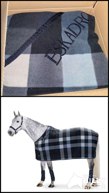 Eskadron Fleece Check Abschwitzdecke M/135cm, Eskadron  Fleece Check Classic Sports , Leon, Horse Blankets, Sheets & Coolers, Nürnberg , Image 3