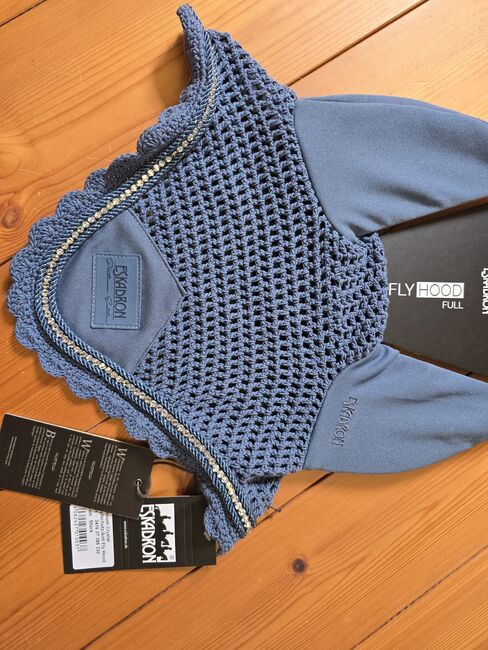 Eskadron Fliegenhaube Full vintage blue Platinum, Eskadron Platinum , Pferdi, Fly & Insect Control, Ponitz