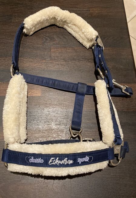 Eskadron Halfter Glossy Faux Fur Navy, Eskadron , Josefine , Halters, Dinklage , Image 2