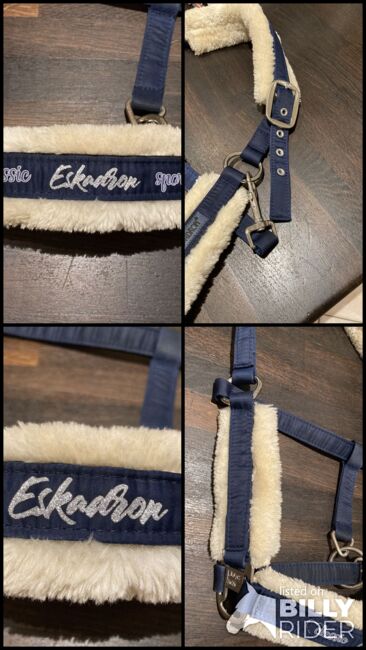 Eskadron Halfter Glossy Faux Fur Navy, Eskadron , Josefine , Kantary, Dinklage , Image 9