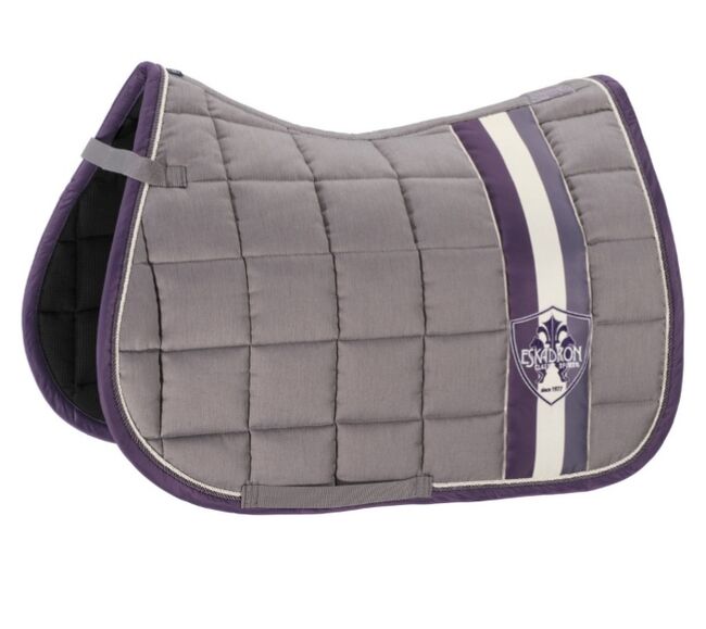 Eskadron Big Square Glossy Schabracke Dressur orchidmauve Silber anthra lila, Eskadron  Big Square und Glossy , Julia Alexandra, Dressage Pads, Georgsmarienhütte, Image 2