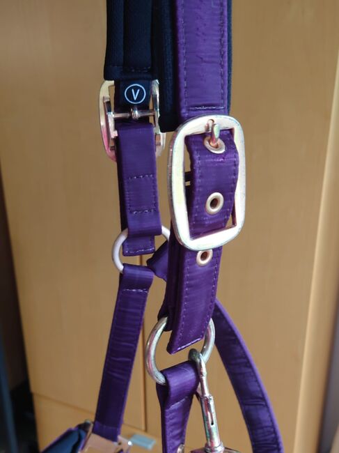 Eskadron Halfter + Strick Heritage 20/21, deepberry, V, Eskadron Glossy Doublepin, Janina Beilfuß, Halfter, Ahrensbök, Abbildung 2