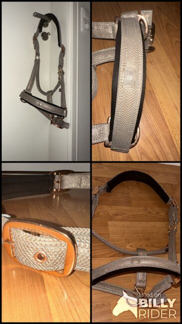 Eskadron Halfter, Eskadron  ESKADRON Halfter GLITTER-MESH DOUBLEPIN, Alea Wollseif, Halters, Hamburg , Image 5