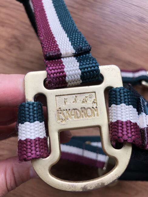 Eskadron Halfter Heritage Racinggreen P1 Set, Eskadron  P1 Halfter-Set HW 2016 (racinggreen/merlot/pearl), Corinna, Halters, Waltrop, Image 3