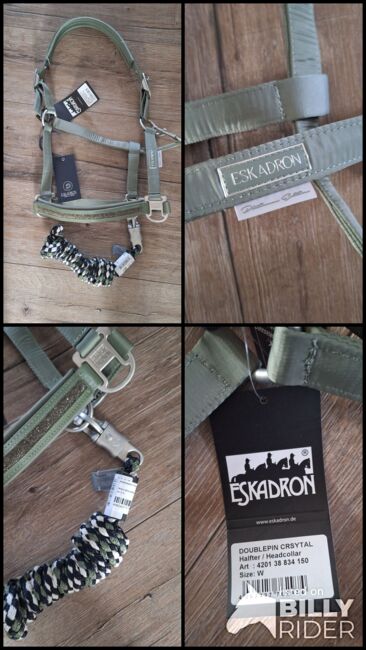 Eskadron Halfter WB Ashgreen mit Führstrick, Eskadron , ADN, Halters, Duisburg, Image 5
