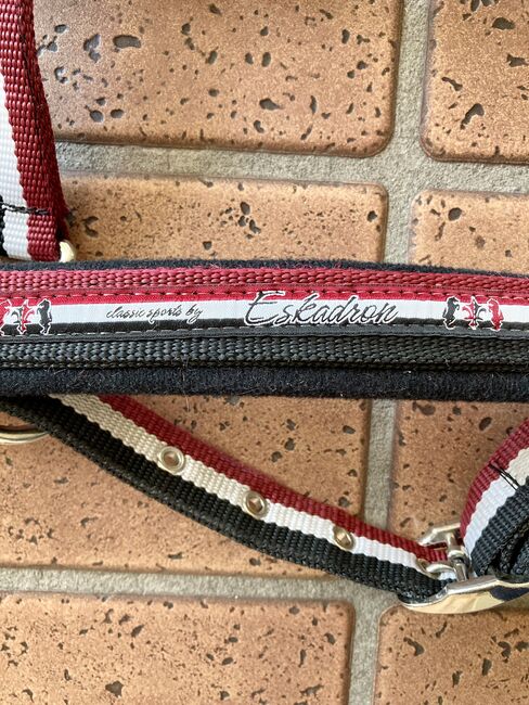 Eskadron Halfter, WB, Darkred, Eskadron Halfter Pinbuckle, WB, Darkred-White-Black, Classic Sports H/W15, A-K S., Halters, Ruppertsweiler, Image 2