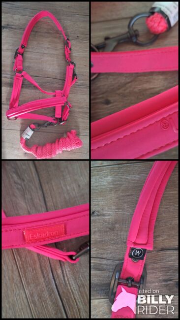 Eskadron Halfter mit Führstrick Reflexx Pink, ADN, Halters, Duisburg, Image 13