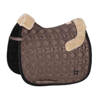 Eskadron HERITAGE Schabracke " INNOPAD SATIN FAUXFUR " , black - Lurex, Dressur, Eskadron Eskadron HERITAGE Schabracke " INNOPAD SATIN FAUXFUR " , black - Lurex, Paulina, Dressage Pads, Thundorf in Unterfranken, Image 2