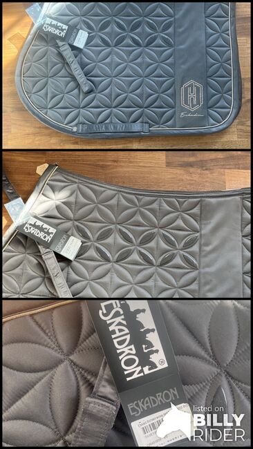 ESKADRON Heritage Schabracke VS, basalt grey, neu mit Etikett, Eskadron Heritage 23/24 Mattgloss Big Square Schabracke, Svenja, Dressage Pads, Burscheid, Image 4