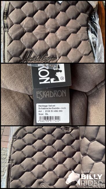 Eskadron Heritage Velvet Blackmocca DL !neu!, Eskadron Heritage Velvet, Charly, Czapraki, Spelle, Image 4