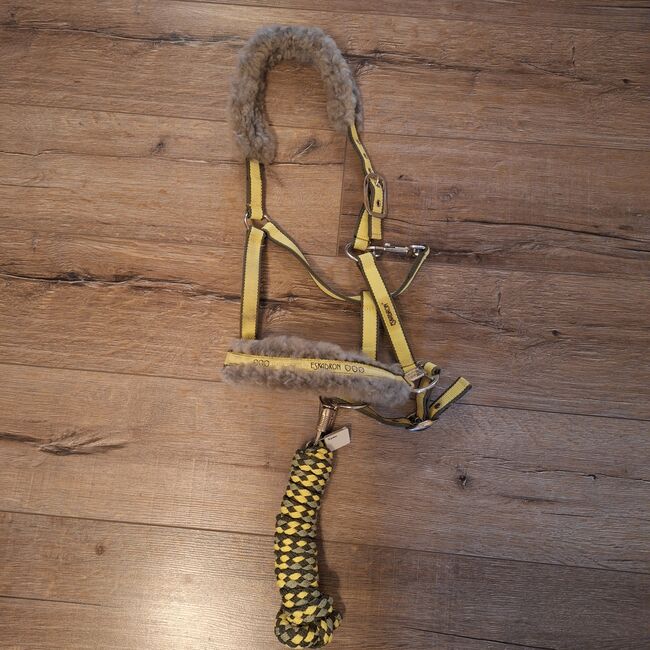 Eskadron Lammfellhalfter Lemon WB mit Führstrick, Eskadron , ADN, Halters, Duisburg