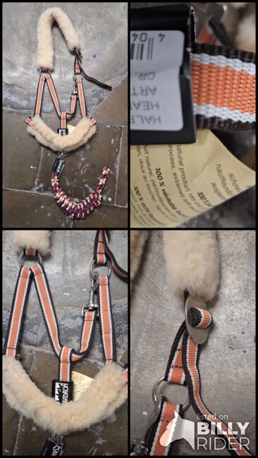 Eskadron Lammfellhalfter WB Apricot mit Führstrick, Eskadron , ADN, Halfter, Duisburg, Abbildung 6