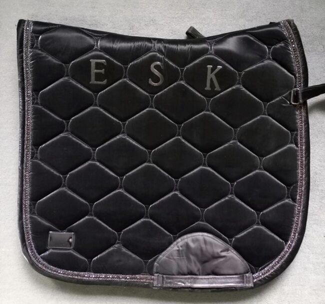 ⭐️Eskadron/NEUE Schabracke Shinegloss Crystal Black Edition DL⭐️, Eskadron  Shinegloss Black Crystal Edition , Familie Rose, Dressage Pads, Wrestedt, Image 7