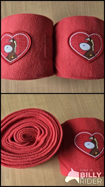 Eskadron Nici Bandagen rot 2 Stück, Eskadron Nici, Pferdi, Horse Bandages & Wraps, Ponitz, Image 3