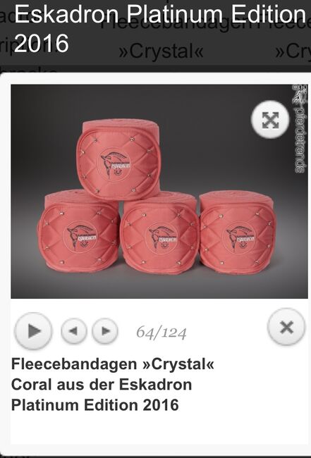 Eskadron Platinum 2016 Coral Crystal Set Pony, Eskadron, Carmen Lbn, Dressage Pads, Essen, Image 13