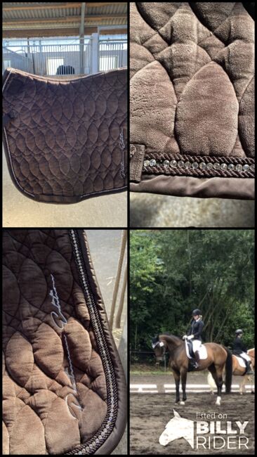 Eskadron Platinum 2020/2021 Velvet Havannabrown DL Dressurschabracke, Eskadron Velvet , Kerstin Handy, Dressage Pads, Rheda Wiedenbrück , Image 5