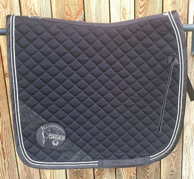 ESKADRON Platinum Dressur Schabracke & Bandagen schwarz, Eskadron Platinum Diagonal Kristall, Sandra , Dressage Pads, Deutschfeistritz