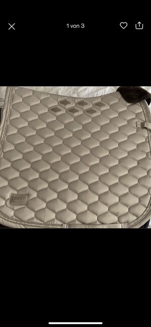 Eskadron Platinum Greige Set Schabracke + Fliegenmaske Full, Eskadron Eskadron Greige Platinum, Jana, Dressage Pads, Saarlouis