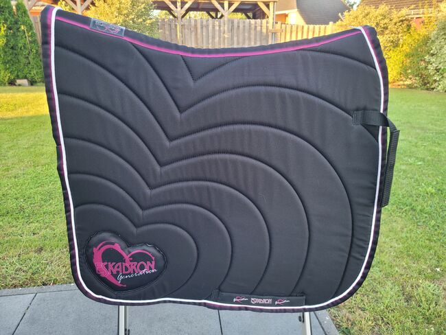 Eskadron Schabracke schwarz pink Herz DL, privat, Dressage Pads, friedrichsthal