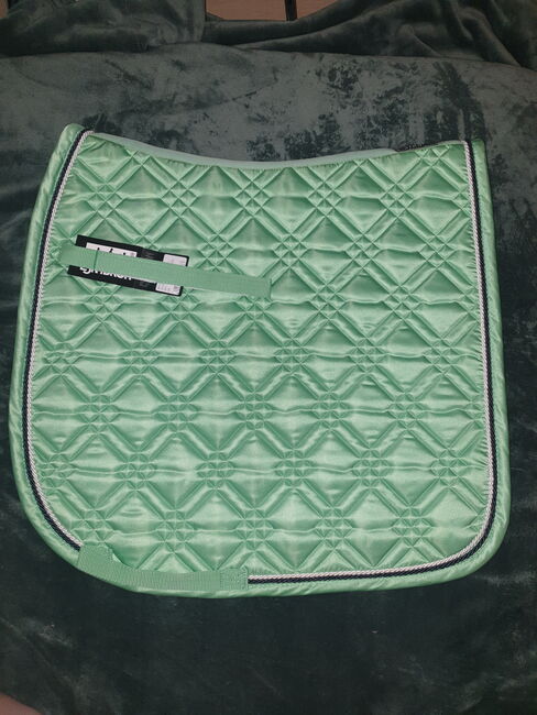 Eskadron Schabracke Brillant Mintgreen DL, Eskadron  Dura Brillant, Frau Schmidt, Dressage Pads, Wahrenbrück 