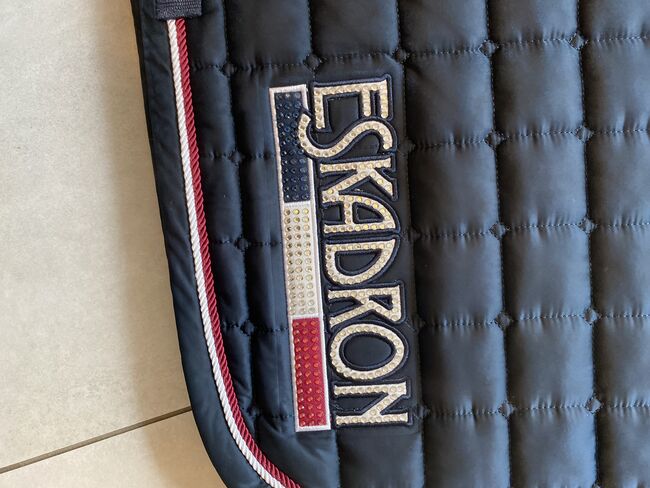 Eskadron Schabracke DL Navy Glitzer Satin, KJ, Dressage Pads, Heppenheim, Image 2