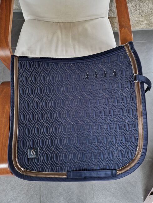 Eskadron Schabracke Dressur mattgloss Classic blau neu, Eskadron , K. Werner, Dressage Pads, Westerwalsede, Image 2