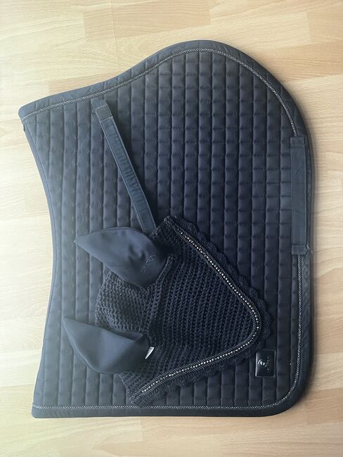 Eskadron Schabracke/Fliegenhaube WB VS Platinum, Eskadron Platinum dark navy, Carolin, Dressage Pads, Düren, Image 2