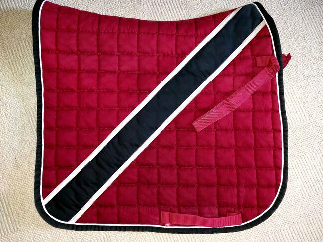 Eskadron Schabracke darkred DL, Eskadron  Cotton Diagonal, Maria , Dressage Pads, Fischbachau, Image 2