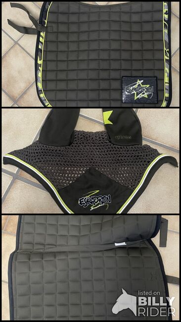 Eskadron Schabracke Olive Cotton DL & Fliegenmütze, Eskadron  Cotton, Charly, Dressage Pads, Spelle, Image 4