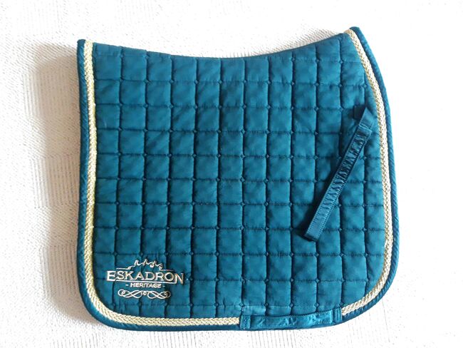 Eskadron Schabracke racing green DL, Eskadron  Heritage Cotton , Maria , Dressage Pads, Fischbachau, Image 2