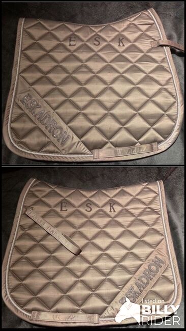 Eskadron Schabracke tendertaupe, Eskadron Schabracke Mattgloss Diagonal aus der Classic Sports F/S 2021, Lena Krieter, Dressage Pads, Garbsen, Image 3