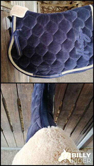 Eskadron Schabracke Velvet Oxfordnavy VS Heritage, Eskadron, Vivien Krutzke, Dressage Pads, Weferlingen, Image 3