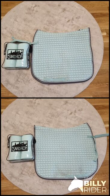 Eskadron Schabracke mit Bandagen iceblue, Eskadron , Marie , Dressage Pads, Berlin , Image 3