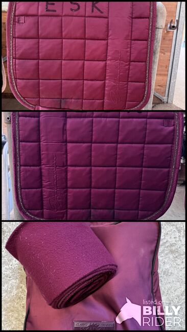 Eskadron Schabracke mit Bandagen Rustic Red, Eskadron, Sk, Dressage Pads, Landshut , Image 4
