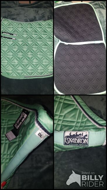 Eskadron Schabracke Brillant Mintgreen DL, Eskadron  Dura Brillant, Frau Schmidt, Dressage Pads, Wahrenbrück , Image 5