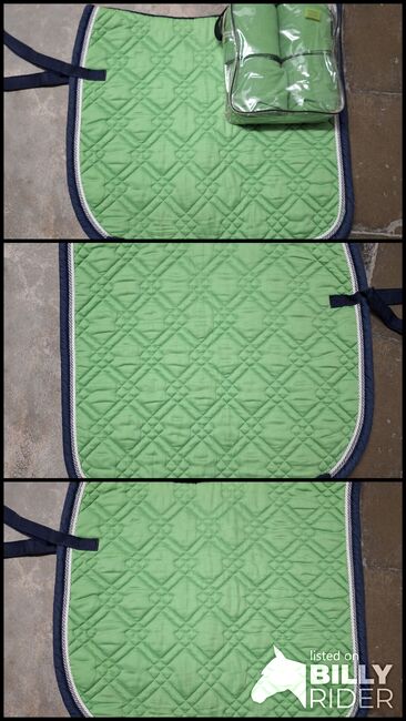 Eskadron Schabracke mit Bandagen Green 2010, Eskadron , ADN, Dressage Pads, Duisburg, Image 4