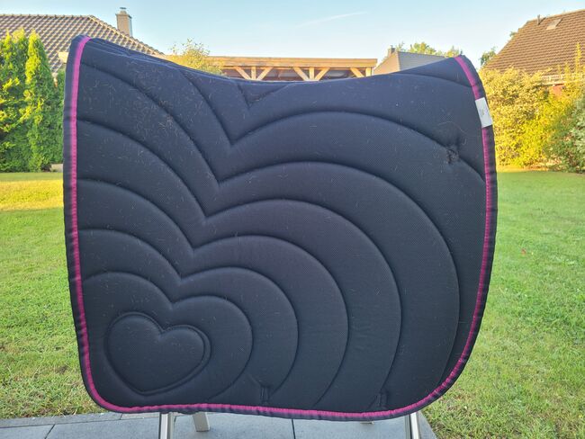 Eskadron Schabracke schwarz pink Herz DL, privat, Dressage Pads, friedrichsthal, Image 5