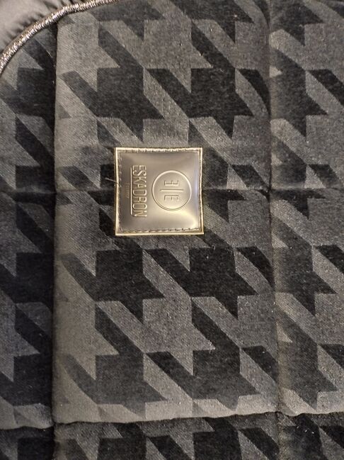 Eskadron velvet stamp Schabracke schwarz VS, Eskadron  Velvet Stamp , Alice, Dressage Pads, Brandenburg, Image 3