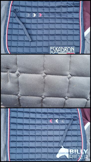 Eskadron Schabracke  crystal DL navy mit glitzer Steinen Logo gebraucht, Eskadron  Crystal, Bettina Behrend , Dressage Pads, Neu-Eichenberg, Image 4