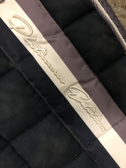 Eskadron Schabracke Platinum Collection Big Square blau, Eskadron Platinum Collection, Big Square, Sara, Dressage Pads, Image 3