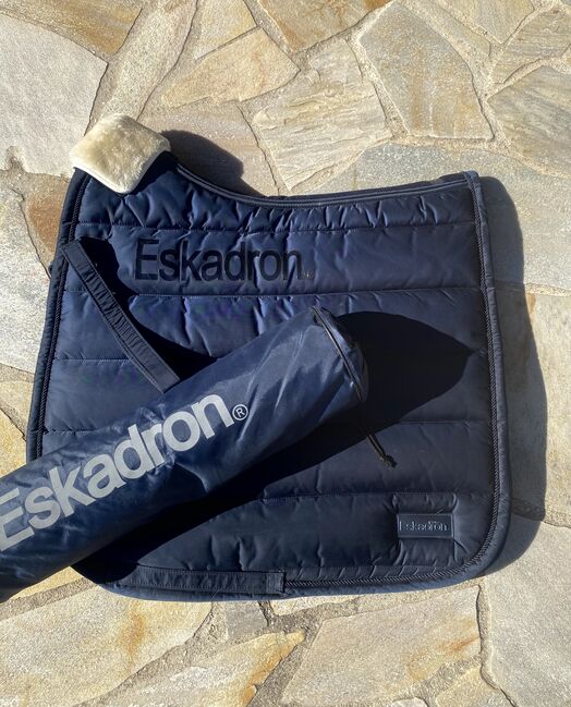 Eskadron Set mit Bandagen navy blau, Eskadron, Felicitas Wagner, Dressage Pads, Parthenstein 