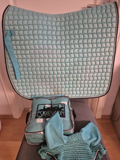 Eskadron Set mint WB Dressur, Eskadron Cotton, Marina, Dressage Pads, Sankt Augustin, Image 2